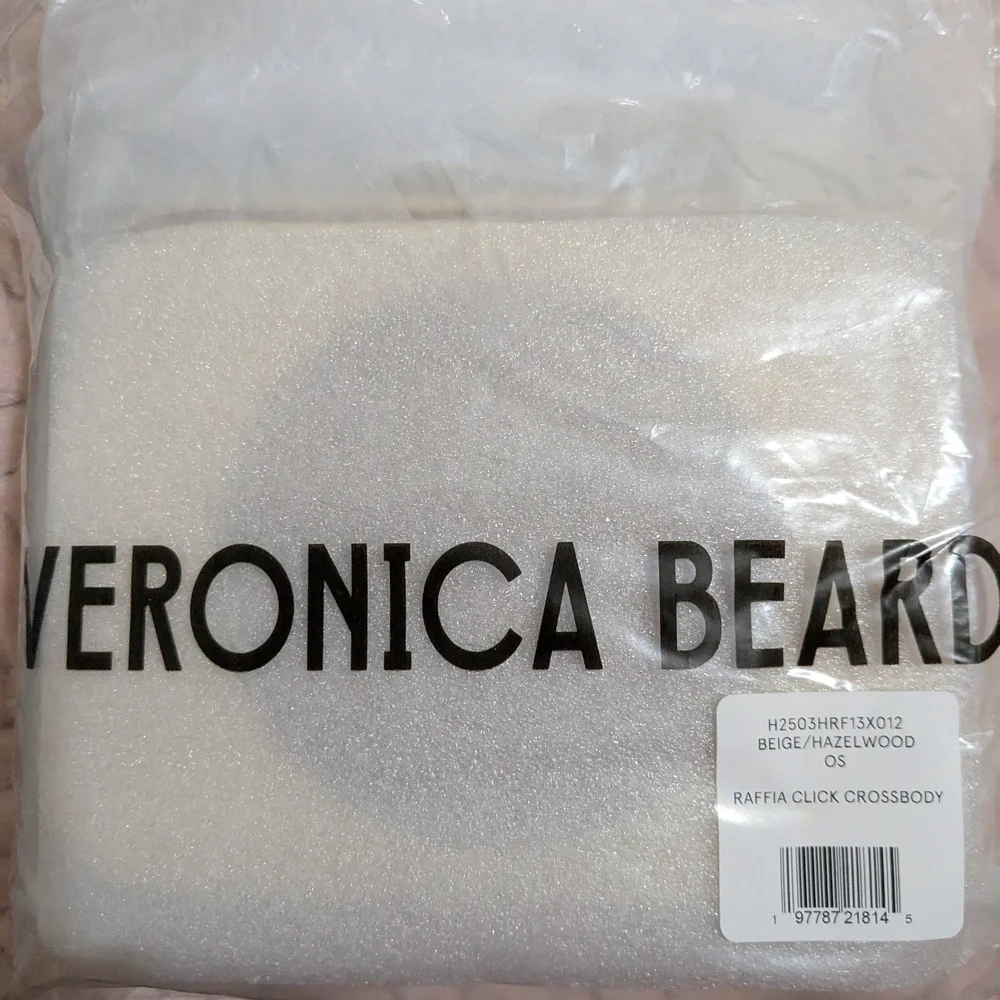 Veronica Beard Raffia Click Crossbody NWT - Picture 12 of 12